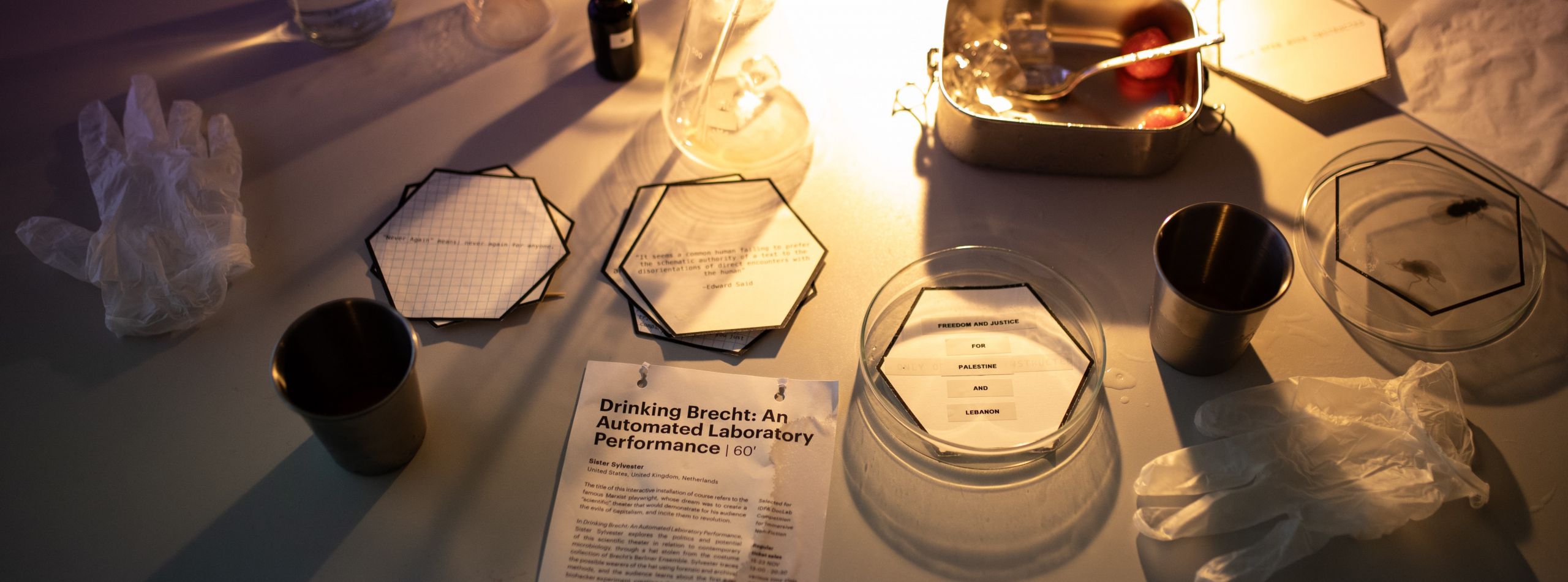Drinking Brecht: An Automated Laboratory Performance